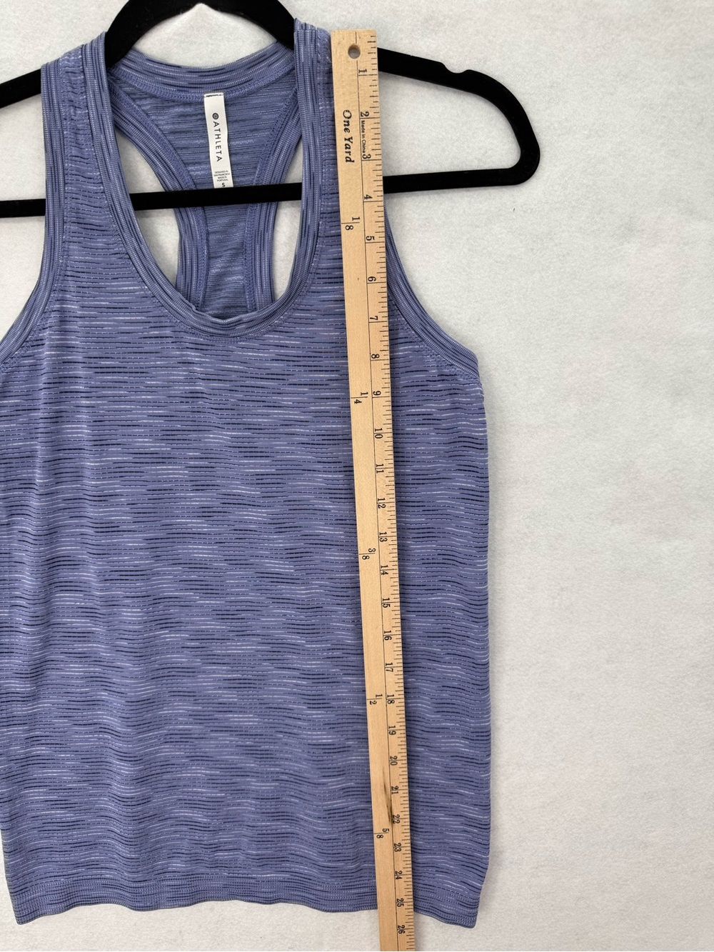 Athleta Women's Blu/Purple Space-Dye Racerback Tank Small - Picture 5 of 6